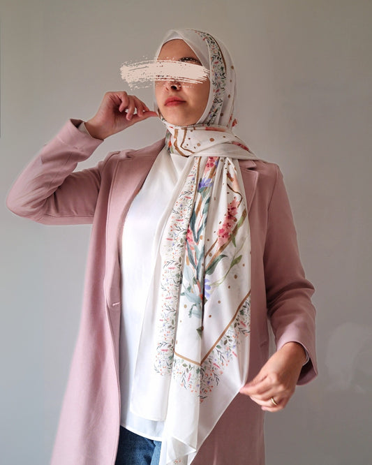 Spring Meadow- off-white